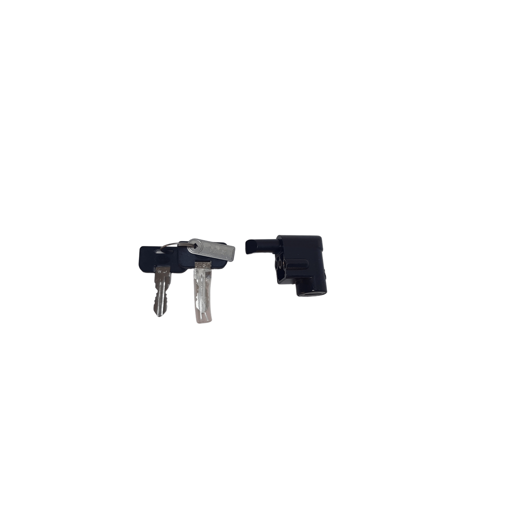 Incuietoare baterie semiintegrata Porta Power, mecanica, cu 2 chei, negru