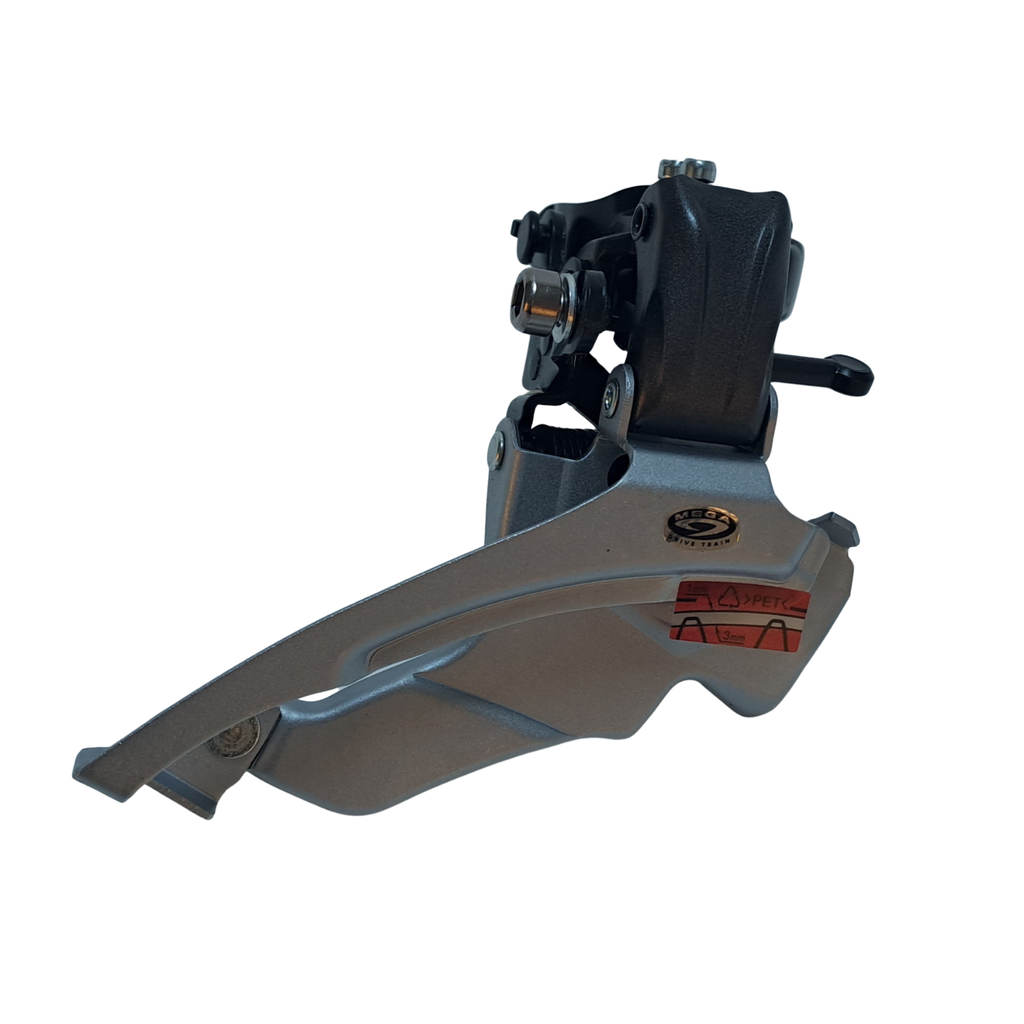 Schimbator fata 3x9 viteze Shimano Altus AFDM371L6 ALTUS, Down-Swing, Dual-Pull, argintiu