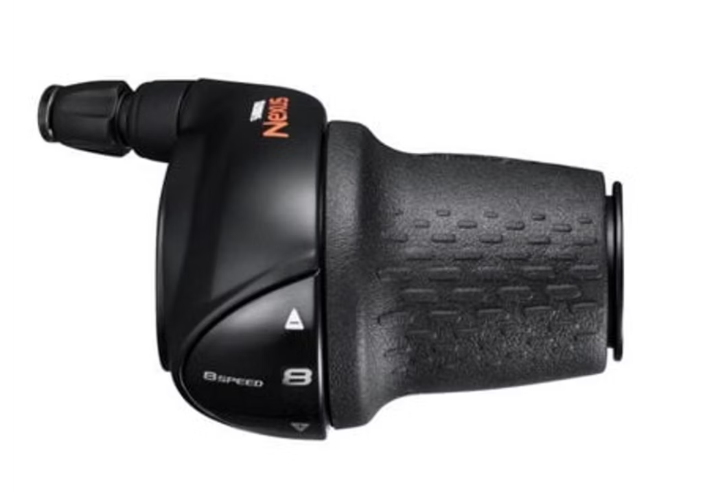 Maneta schimbator Shimano Nexus, 8 viteze, ASLC60008DXL165L, cablu 1650 mm, negru, fara maneta frana
