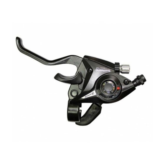 Maneta schimbator stanga Shimano Altus ASTEF51LSBL RevoShift, 3 viteze, cablu 1800 mm, negru