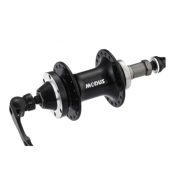 Butuc spate MD JA151R, aluminiu, 32H, 135 mm, 7 viteze, disc, QR, negru