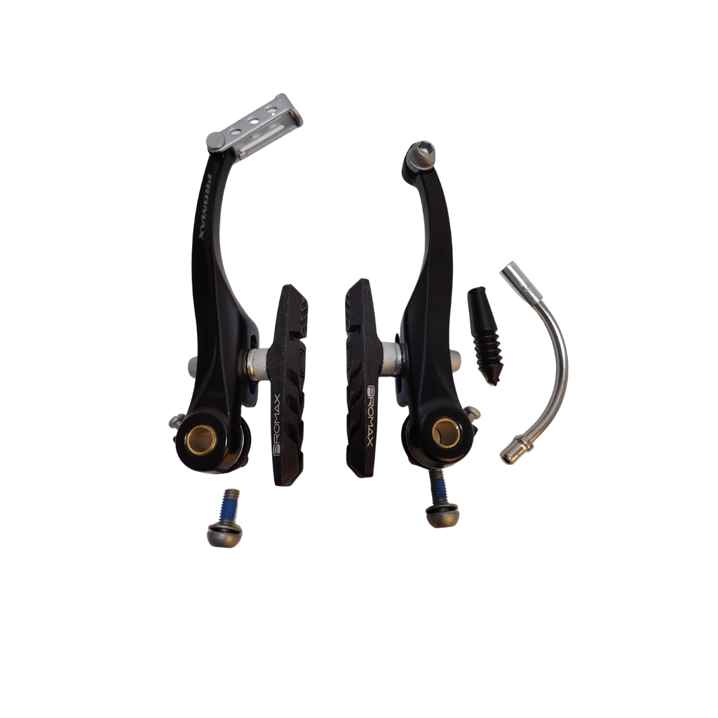 Frana spate V-Brake Lee Chi TX117 + EN-289MWH, 108 mm,logo Promax, aluminiu, Negru