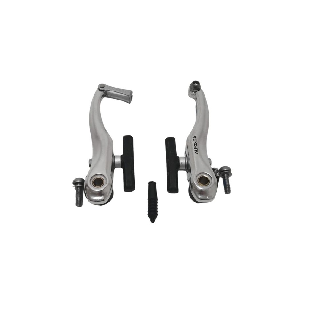 Frana V-brake 108mm, Aluminiu, Argintiu