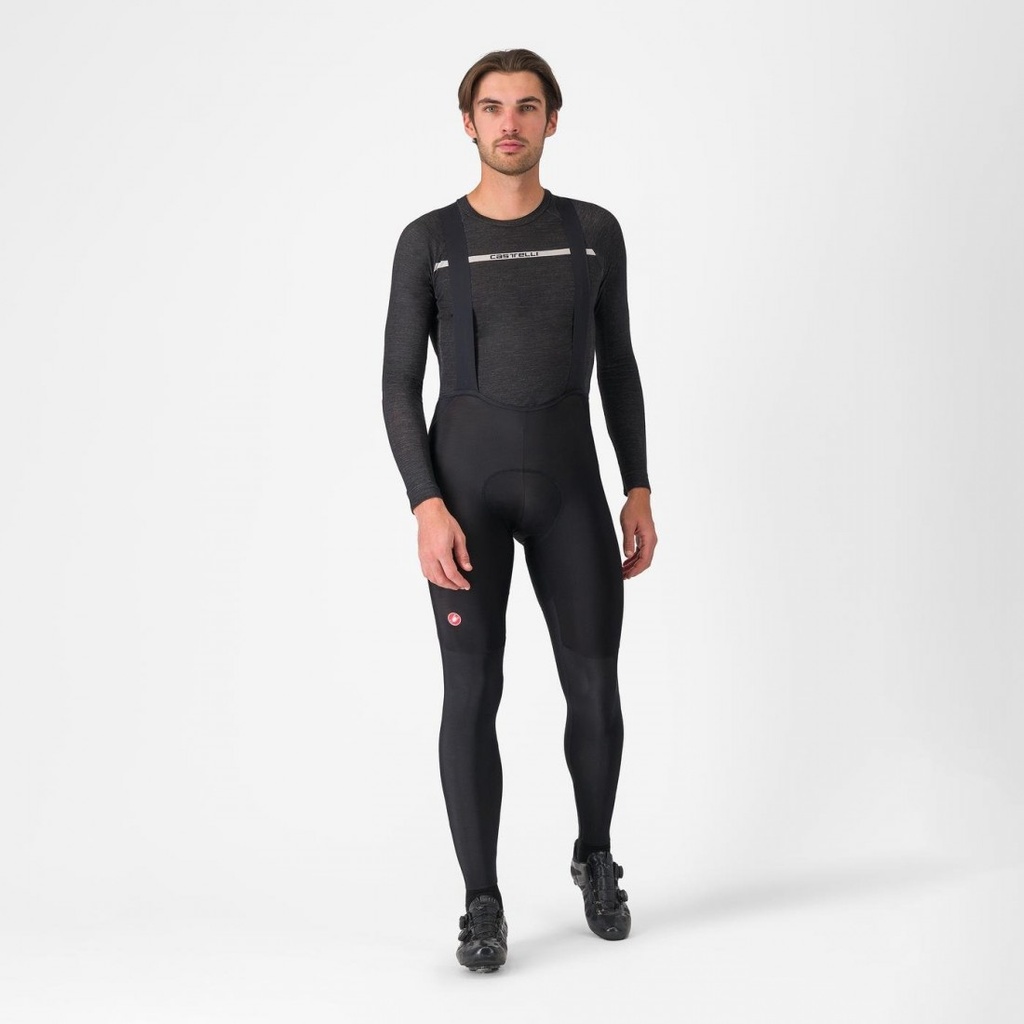 Pantaloni lungi cu bretele Castelli Competizione Negri L