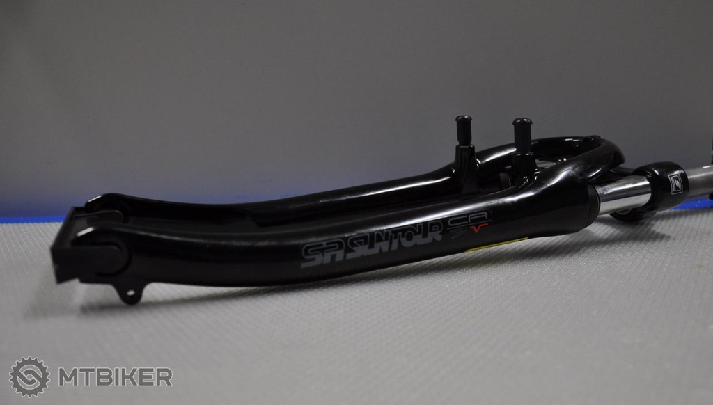 Furca cu suspensie SR Suntour SF13 CR7VA, 28 inch, 1 1/8 × 200 mm, negru