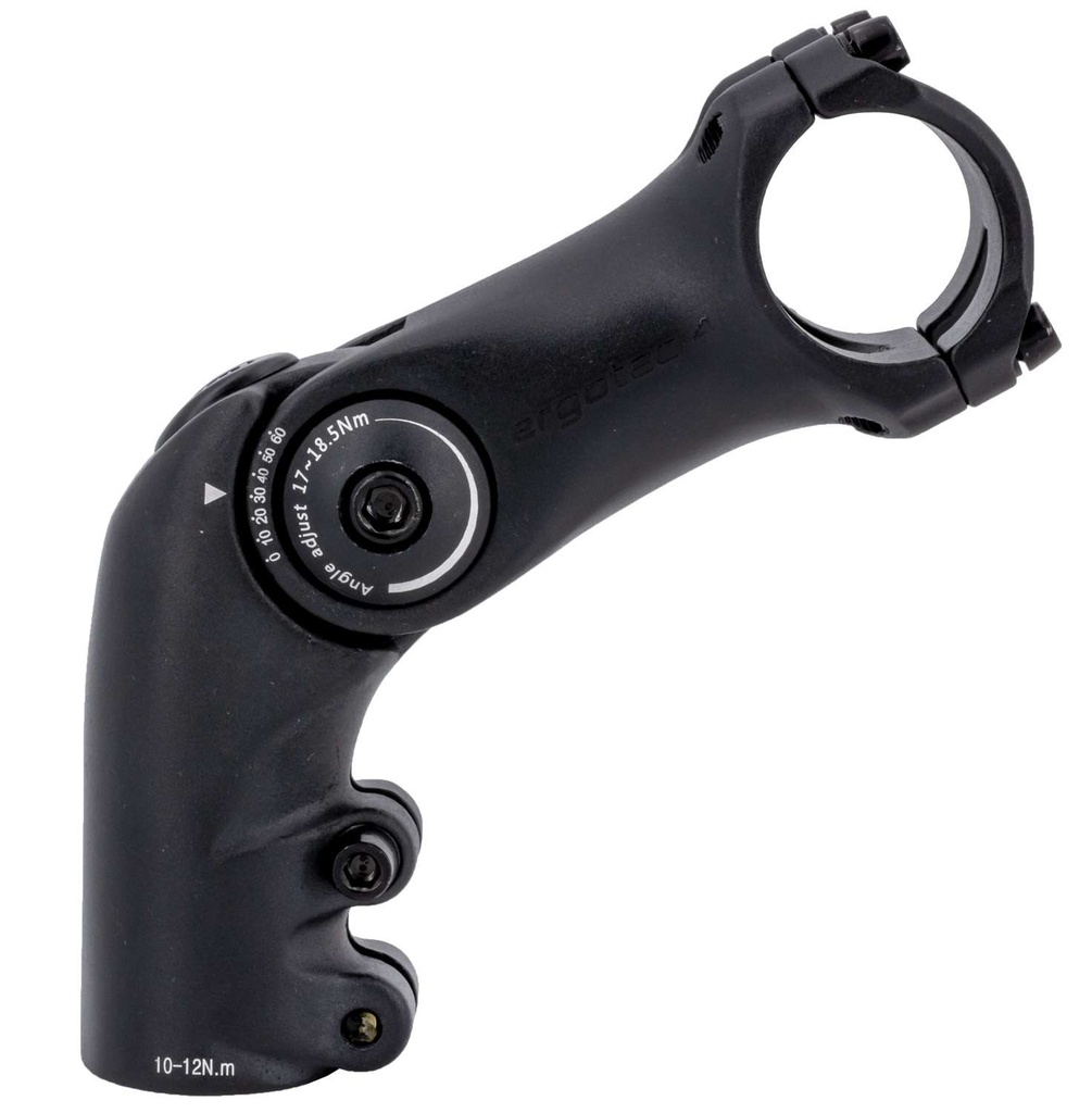Pipa ghidon reglabila Humpert Octopus 50 A Head, 1 1/8 inch, 90 mm, 31,8 mm, negru