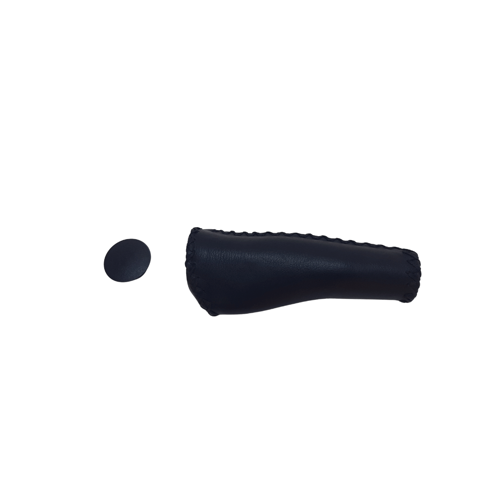 Manson stanga VLG-649-2AD2, cu colier, 135 mm, piele, negru