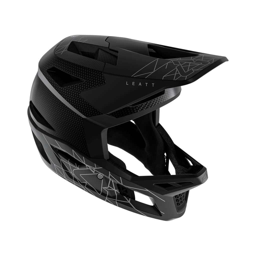 Casca Leatt MTB Gravity 6.0 Carbon Stealth Black/Grey M - 57-58cm