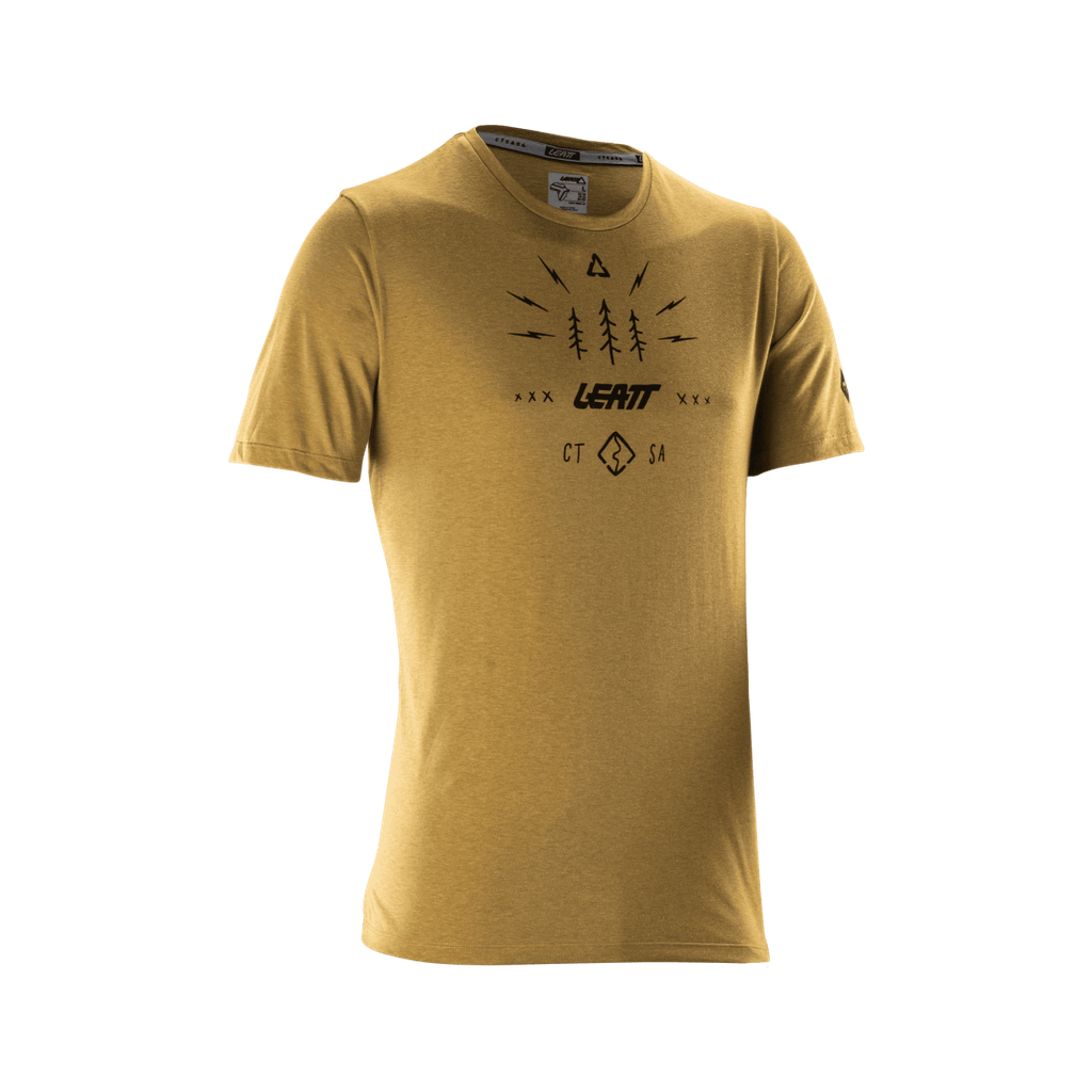 Tricou Leatt MTB Gravity 3.0 Brass Brown M