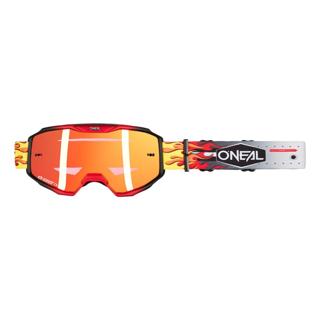 Ochelari O'Neal B-10 HR V.25 - Lentile Rosii, Multicolor